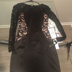 Lace black dress